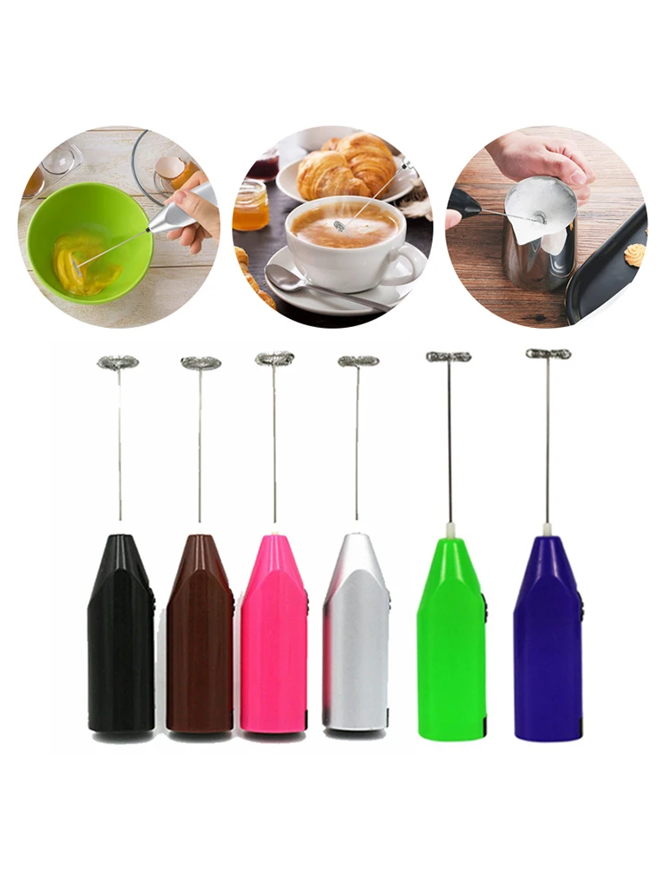 

Electric Milk Foamer Chocolate Milk Jugs Frother Whisk Mixer Hand for Coffee Maker Cappuccino Foamer Kitchen Accessories