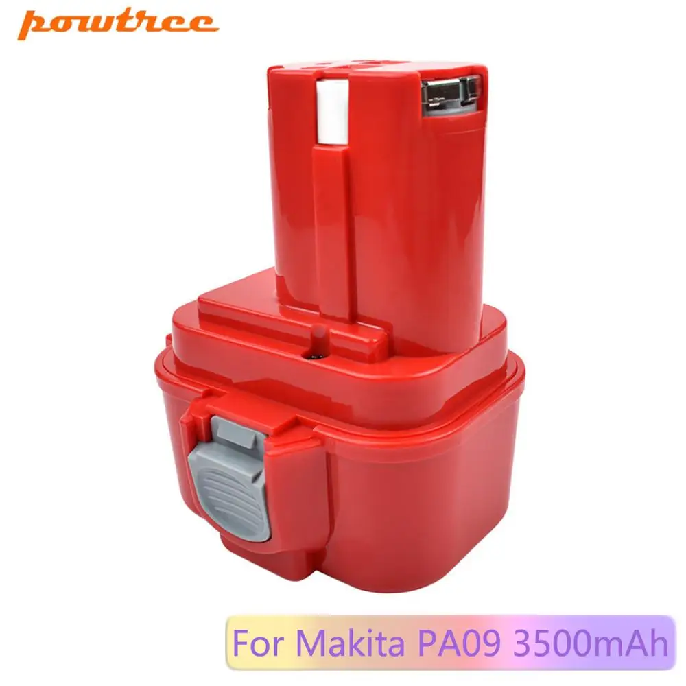Аккумуляторная батарея Powtree 2 упаковки 3500 мАч 9 6 В Ni MH для MAKITA 9120 9122 9133 9134 9135 9135A 6222D