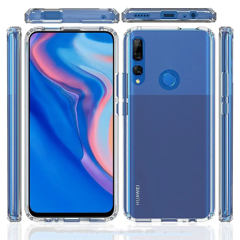 For Huawei Y9 Prime 2019 Fundas Scratchproof TPU Acrylic Cover Case for P Smart Z Mobile Pone Shell Couque Cases | Мобильные