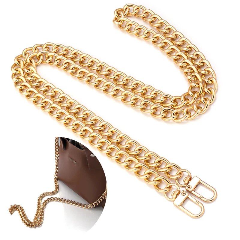 Золотистый сменный ремешок для сумок Kc длиной 40 60 80 100 см цепочка кошелька через