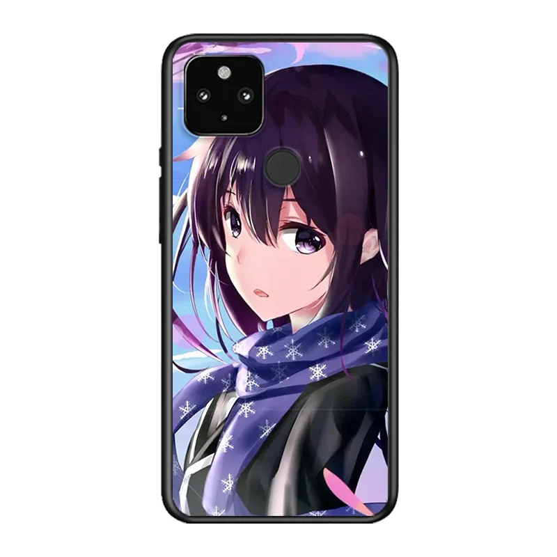 

Anime SNAFU Yukinoshita Yukino JK Uniform Soft TPU Silicone Black Cover For Google Pixel 5 4A 5G 4 XL Phone Case