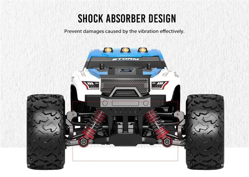 RCtown HS 18301/18302 1/18 2,4G 4WD высокая скорость большая нога RC гоночный автомобиль внедорожник игрушки