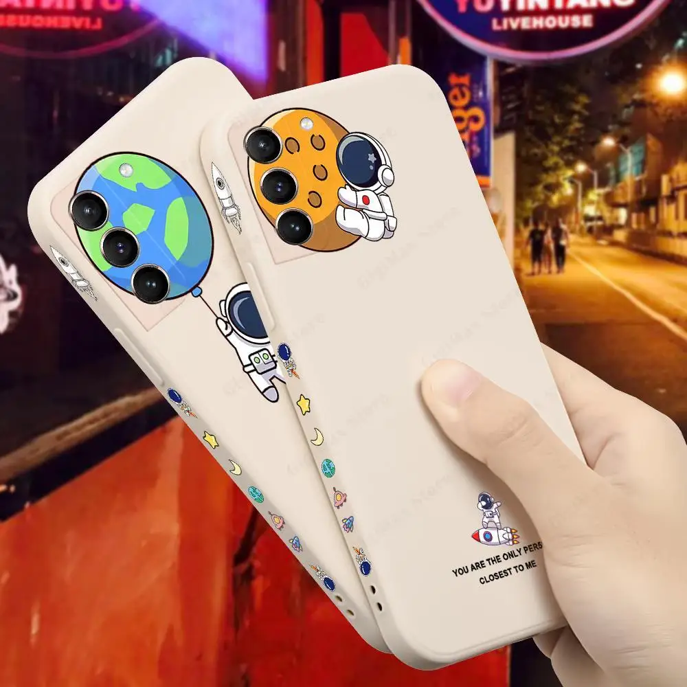 Силиконовый чехол с астронавтом для Samsung Galaxy S22 Ultra S21 Plus S20 FE Ультратонкий S 22 21