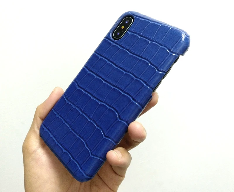 Solque чехол из натуральной кожи для iPhone X XS MAX XR 7 8 Plus настоящий кожаный чехол для мобильного телефона роскошный крокодил тонкий Чехол