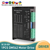 1pcs dm542 stepper motor controller leadshine 2 phase digital stepper motor driver 18 48 vdc max 4 2a for 57 86 series motor