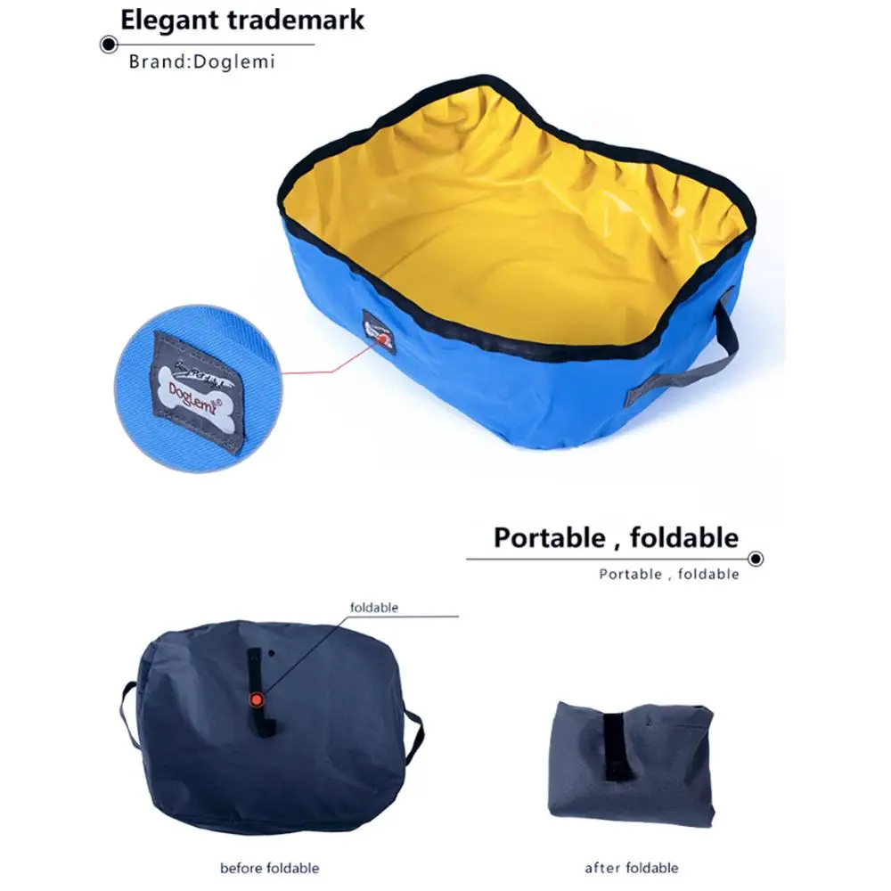 Fashion Travel Foldable Portable Outdoor Cat Litter Waterproof Collapsible Box Kitten Toilet Training Bedpan | Дом и сад