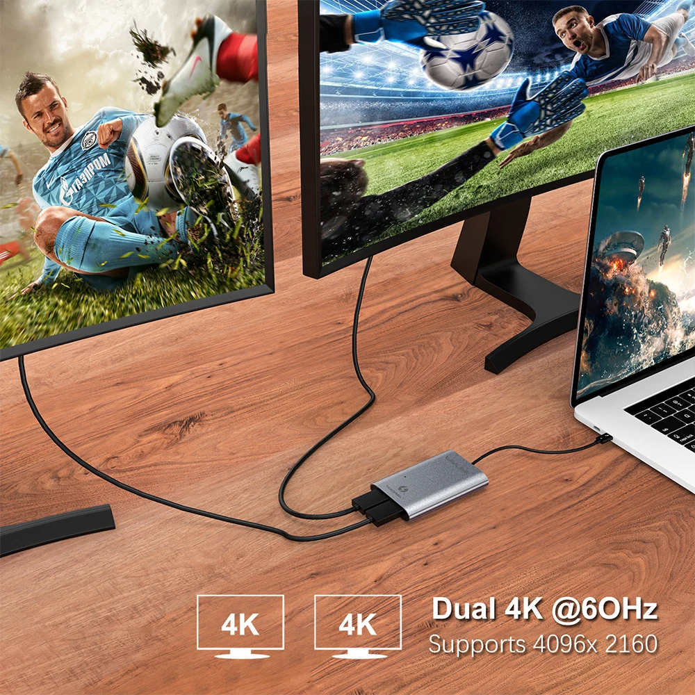 USB-концентратор Wavlink Thunderbolt 3 4K 60 Гц для Macbook Pro/Air USB-C | Компьютеры и офис