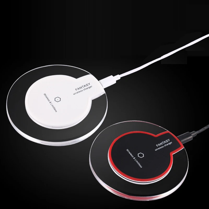 Беспроводное зарядное устройство Qi зарядная панель адаптер для мобильного