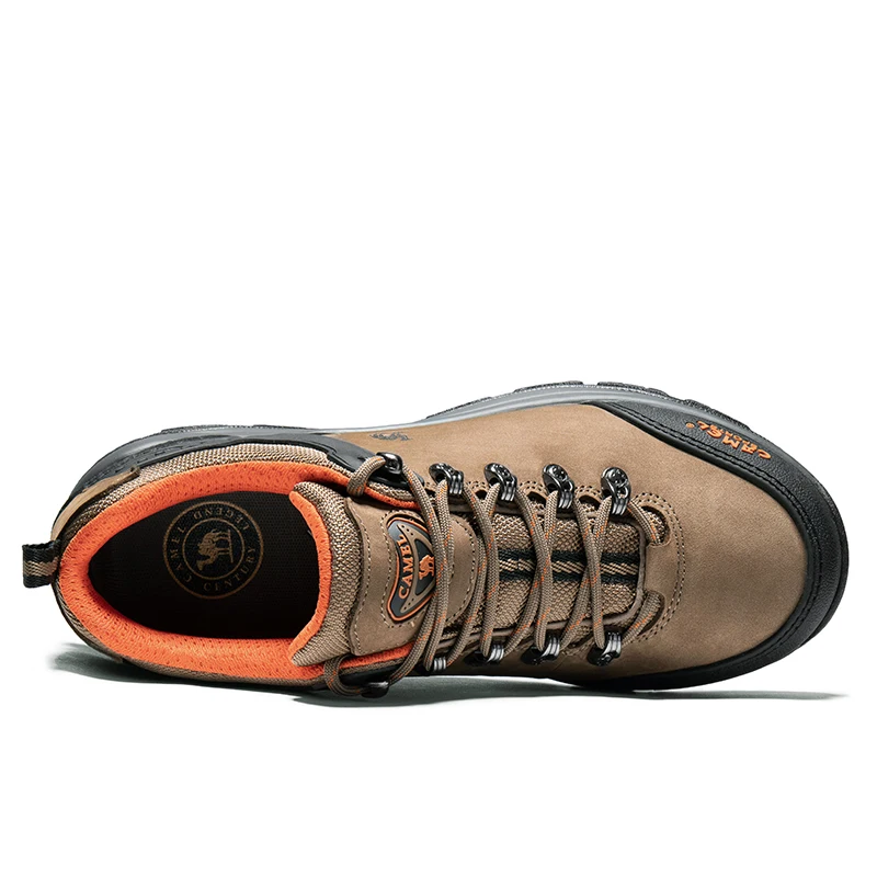 CAMEL мужская обувь для походов прочная противоскользящая теплая из натуральной