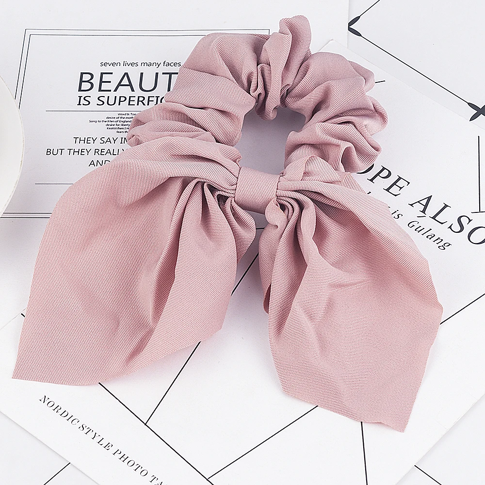 

New Women Spring Summer Soild Headband Vintage Knot Elastic Hair Bands Soft Solid Girls Hairband Hair Accessories Wholesale