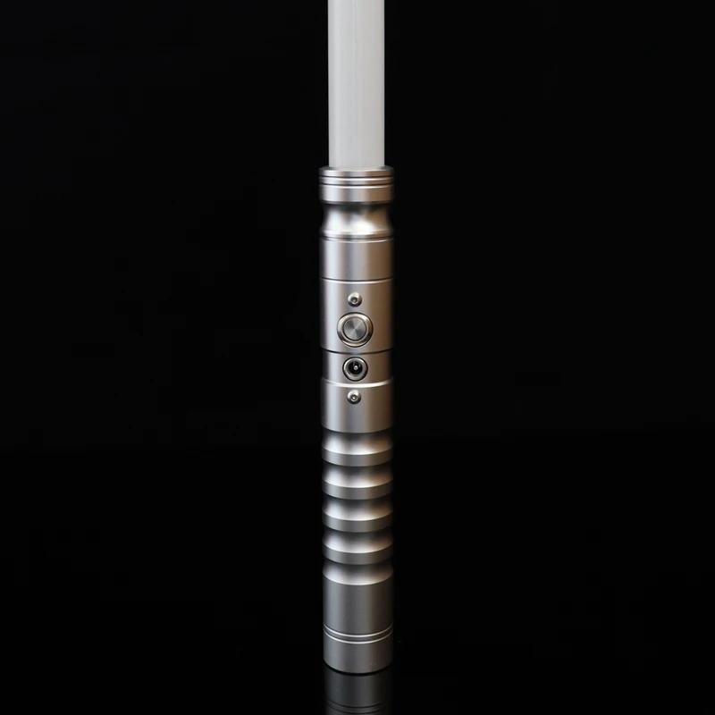 Sable de luz de 75cm, espada de juguete con carga dos en uno conmutable, 7 colores, RGB, iluminaci&oacute;n y sonido, mango de Metal completo, para Cosplay-3