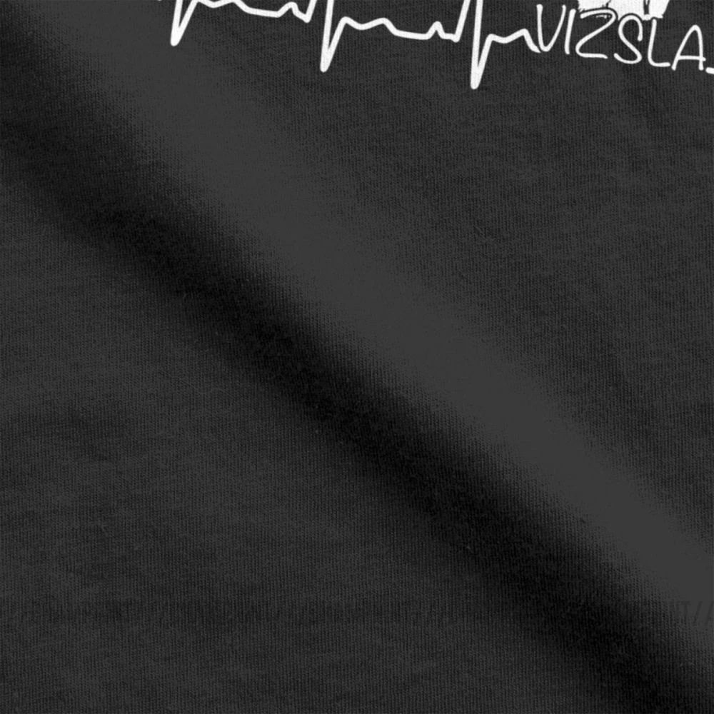 Мужская футболка с надписью Heartbeat Vizsla забавная для любимого собаки винтажные