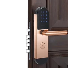 Office digital keypad door lock keyless M1 card electric lock stainless steel material