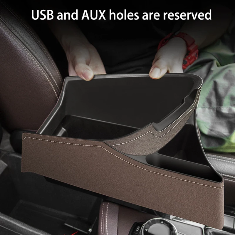 Скидка Подлокотник для центрального сиденья автомобиля, контейнер для хранения консоли, органайзер, лоток для салона автомобиля для-BMW X1 F48 X2 F39 ...