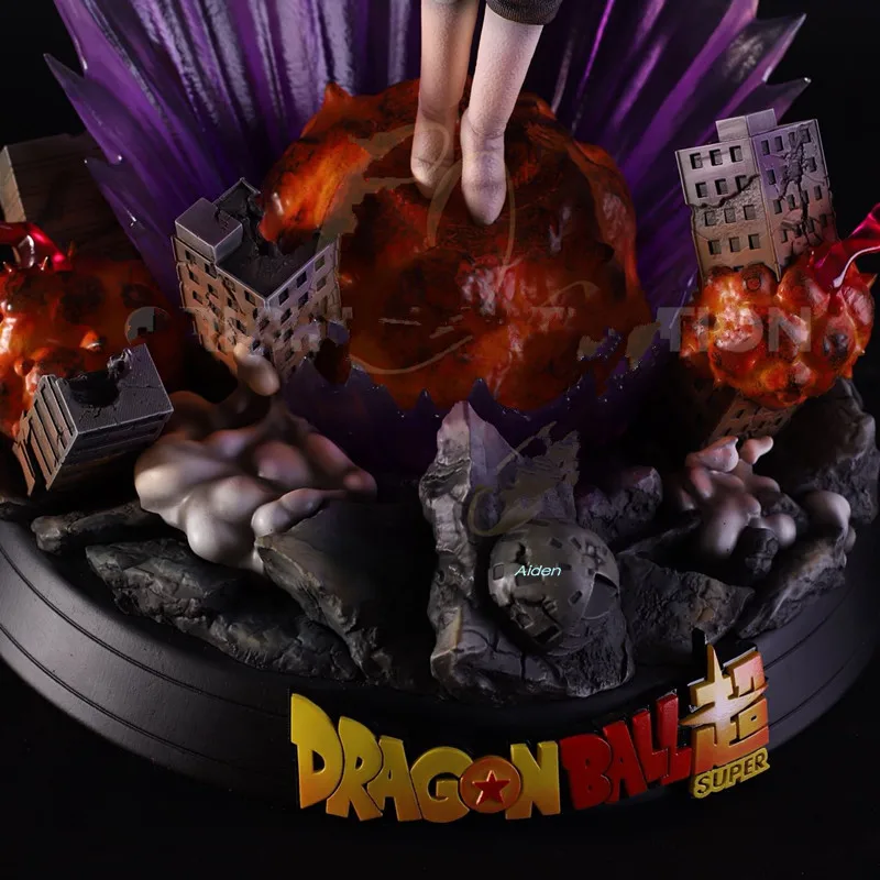2" Dragon Ball Z статуя Supreme Kai бюст Zamasu Goku черный полноразмерный Портрет с светодиодный свет GK модель игрушки коробка Z2837