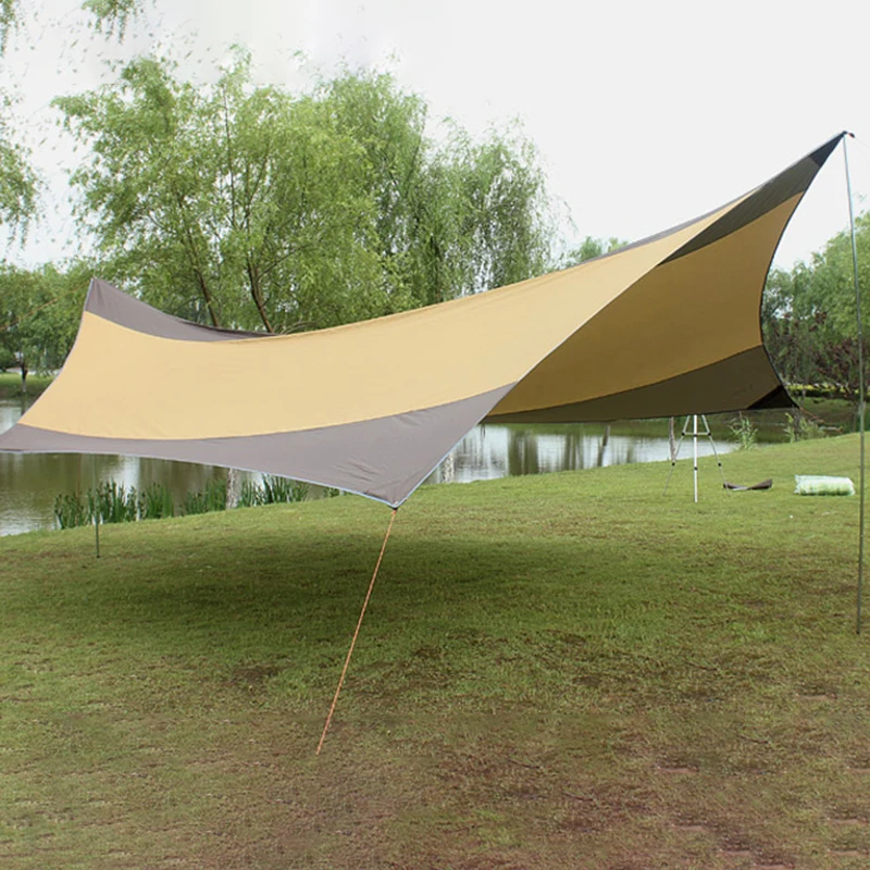 Camping Sunshade Mat Garden Shade Awning Multifunctional Shade Cloth Awning For Outdoors Camping Lawn Toldos Para Exterior