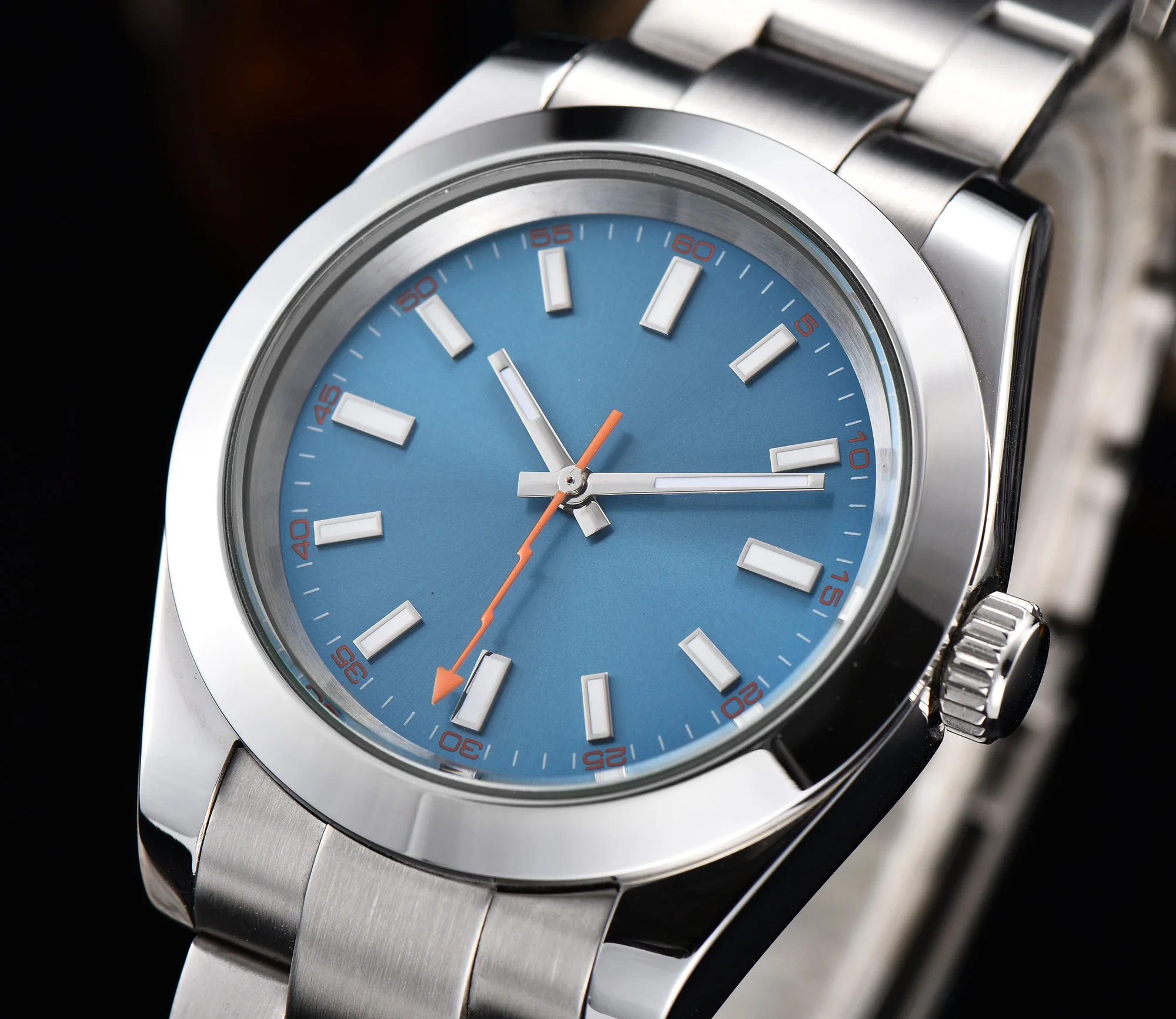 Часы Мужские автоматические механические часы светящиеся водонепроницаемые 316L