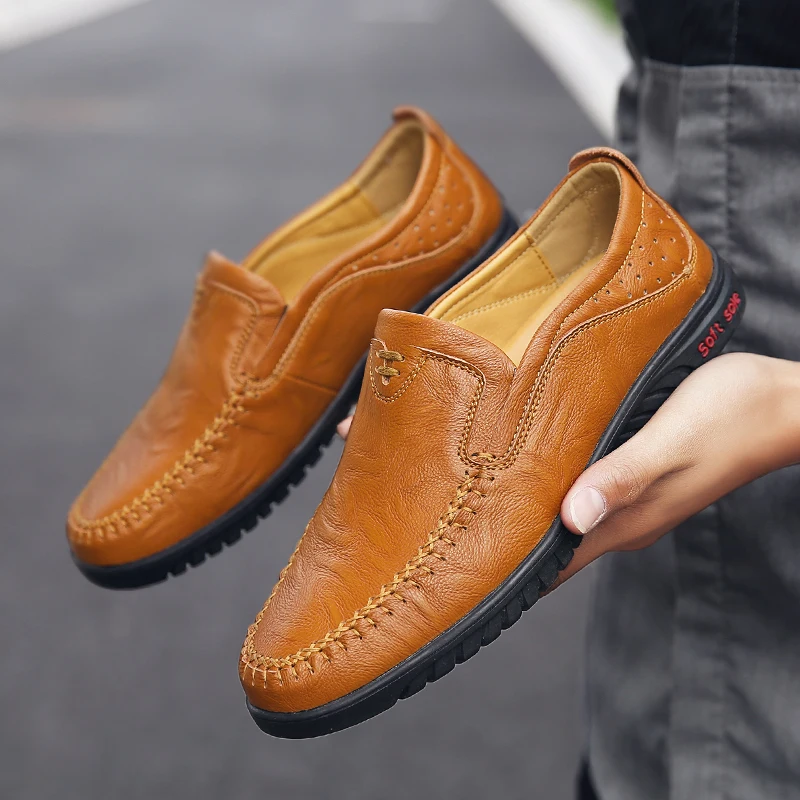 

Мужские мягкие кроссовки из коровьей кожи, размеры 37-47