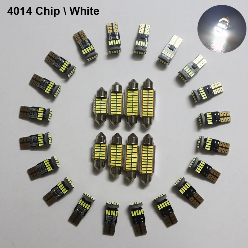 ShinMan 8x Error Free LED CAR Light Car LED Interior Car lighting For Toyota Camry LED Interior Light kit 1997-2001Accessories - Emitting Color: White 4014 chip