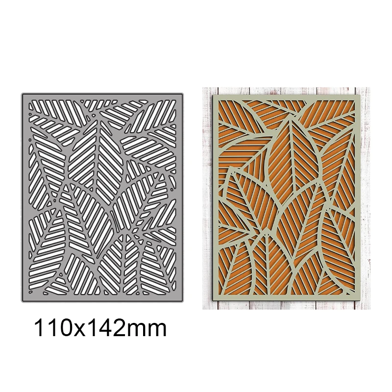 Фоторамка с листьями металлические Вырубные штампы для рукоделия альбом