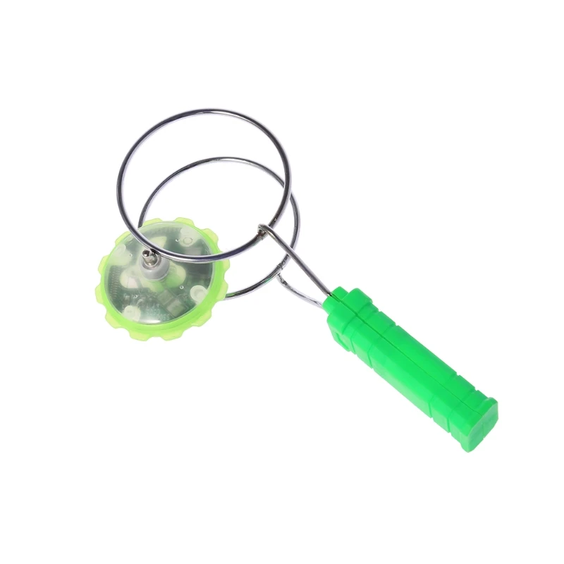 

Magnetic Gyro Wheel Magic Spinning LED Colorful Light Gyro YoYo Toys Kids Gifts H055