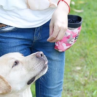 pet dog puppy pouch walking food treat snack bag agility bait training pockets waist storage hold cryxl60