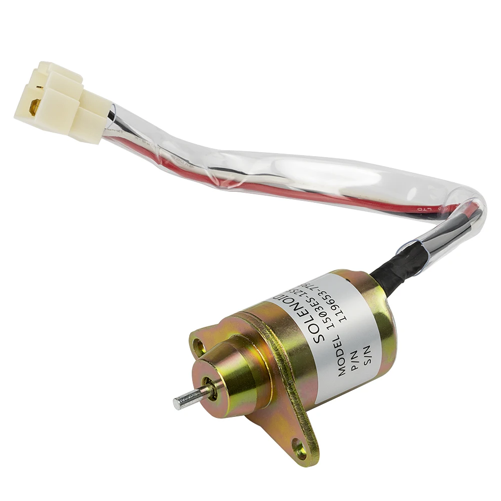

New OEM SA-4562T Fuel ShutOff Solenoid For 12V Yanmar Engine Takeuchi 1503ES-12S5SUC5S Stop Solenoid Part 17594-6001-4 SA4569T