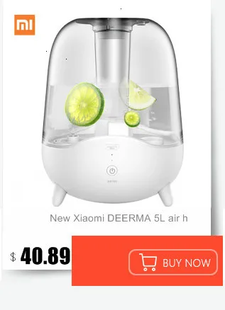 Xiaomi DEERMA 5L увлажнитель воздуха бытовой мини очиститель воздуха прозрачный резервуар для воды офисный спальня бесшумный увлажнитель