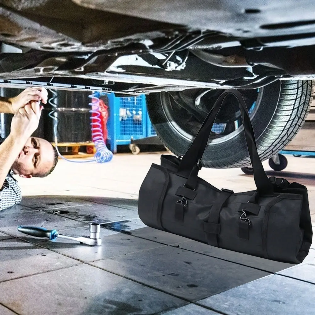 

Car Rear Seat Back Storage Bag Multi Hanging Nets Pocket Trunk Bag 600D Foldable Organizer Auto Stowing Tidying Interior Access