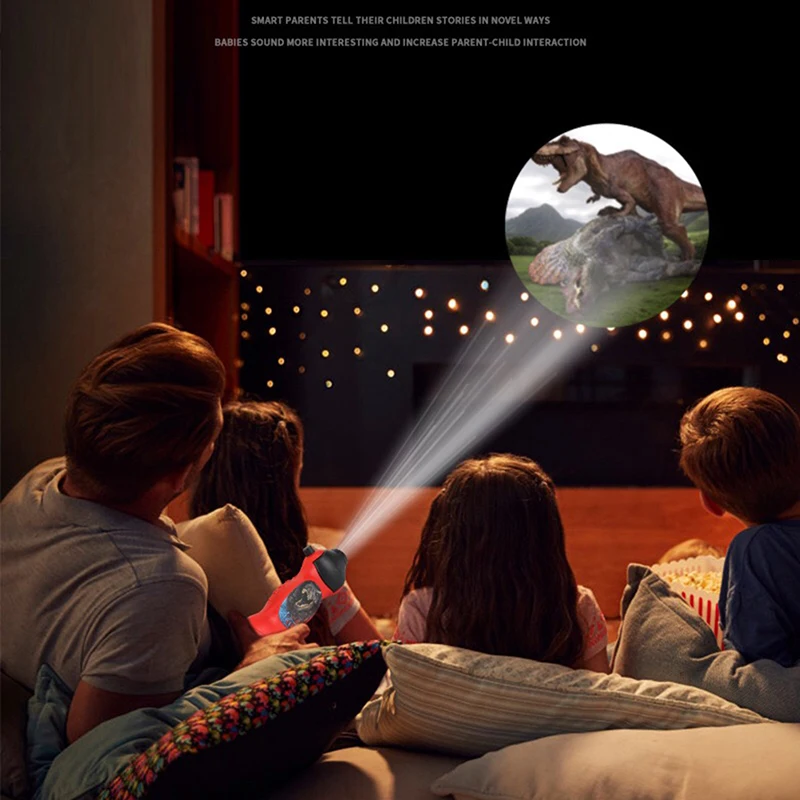 

1 шт. новый динозавр Светильник динозавр проектор вспысветильник света сон история раннее образование веселые игрушки детские подарки