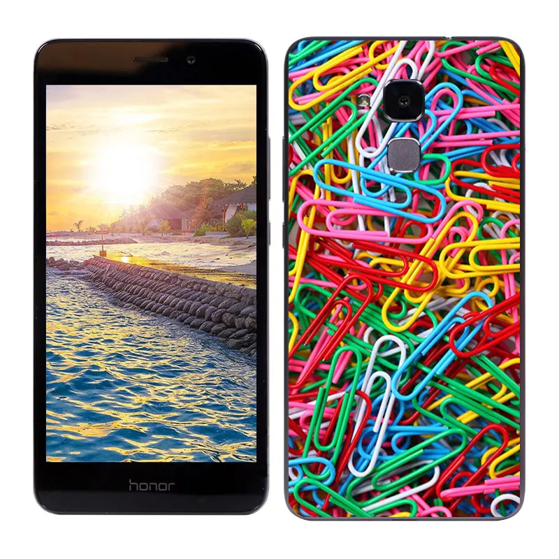 Чехлы для Huawei Honor 5C /Honor 7 Lite мягкий силиконовый чехол-накладка блестящий чехол с