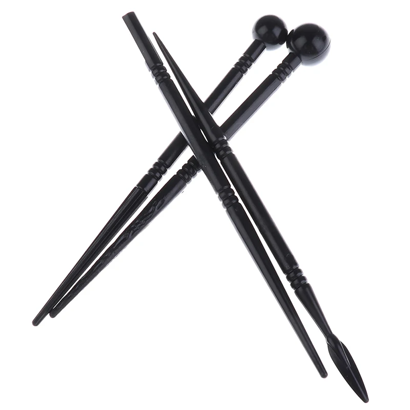 

4pcs Multi-function Color Shape Manual DIY Pill Stick Pottery Tools Ceramic Polymer Clay Tools Carving Craft Brush Ceramics Tool