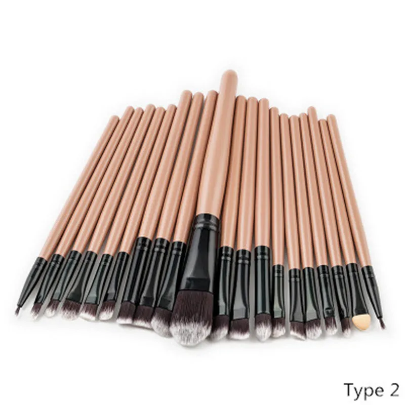1/20 штук для макияжа набор кистей с деревянными ручками Кисть Кисти мягкие