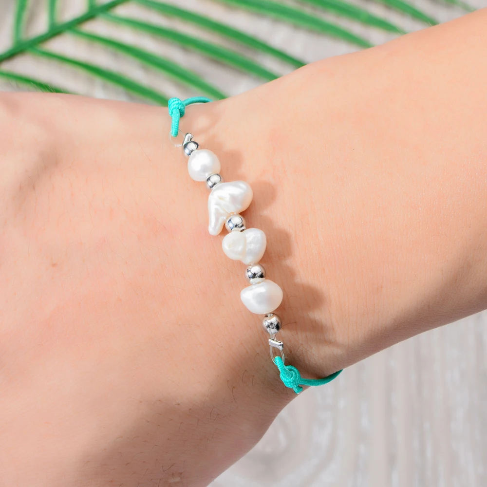 12 шт/лот ручной работы модные жемчужные эластичные браслеты с подвесками набор