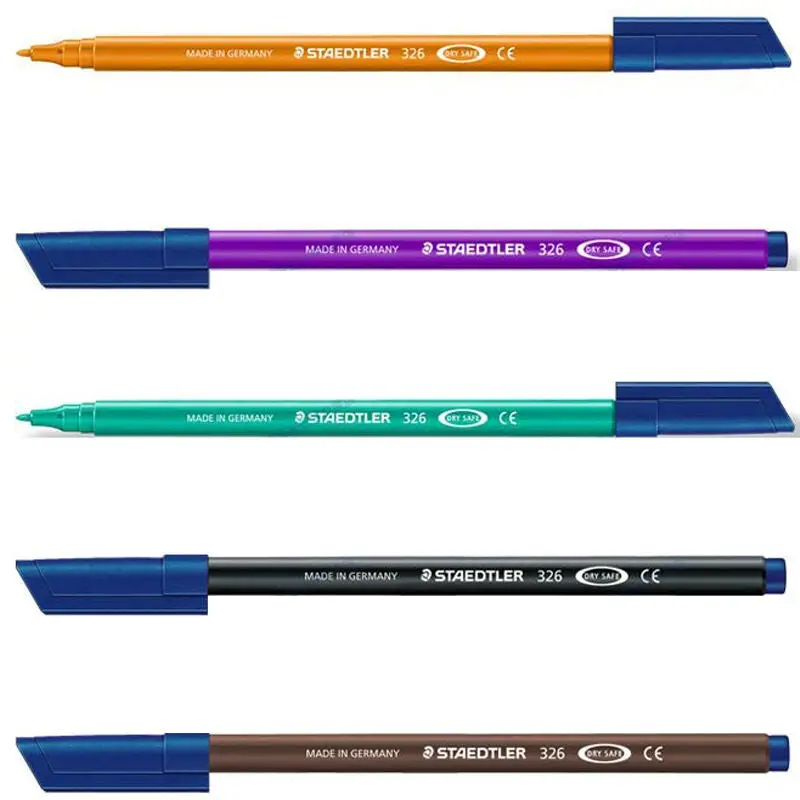 Упаковка из 20 Staedtler 326WP20 Noris Club Fibre-Tip Pen с бумажником-разные цвета | Канцтовары для