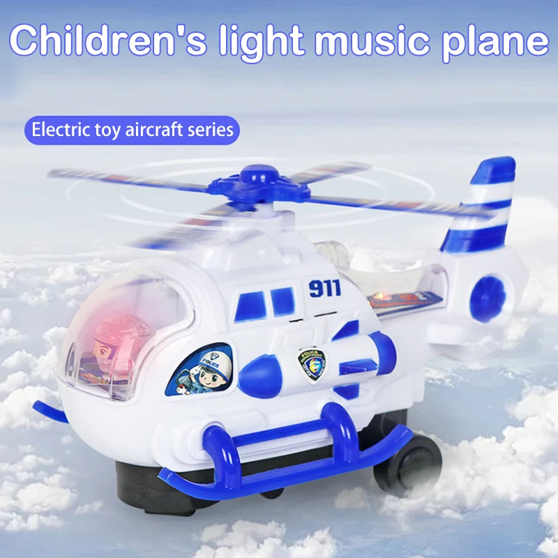 

Интересная электрическая игрушка с аккумулятором, универсальная модель вертолета, светильник, музыка, подарок на день рождения для детей, э...