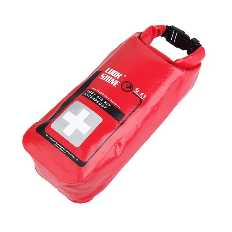 

2L Red Waterproof Travel Dry Bag Rafting Camping Kayaking Portable Medical Bag First Aid Bag Emergency Kits Survival