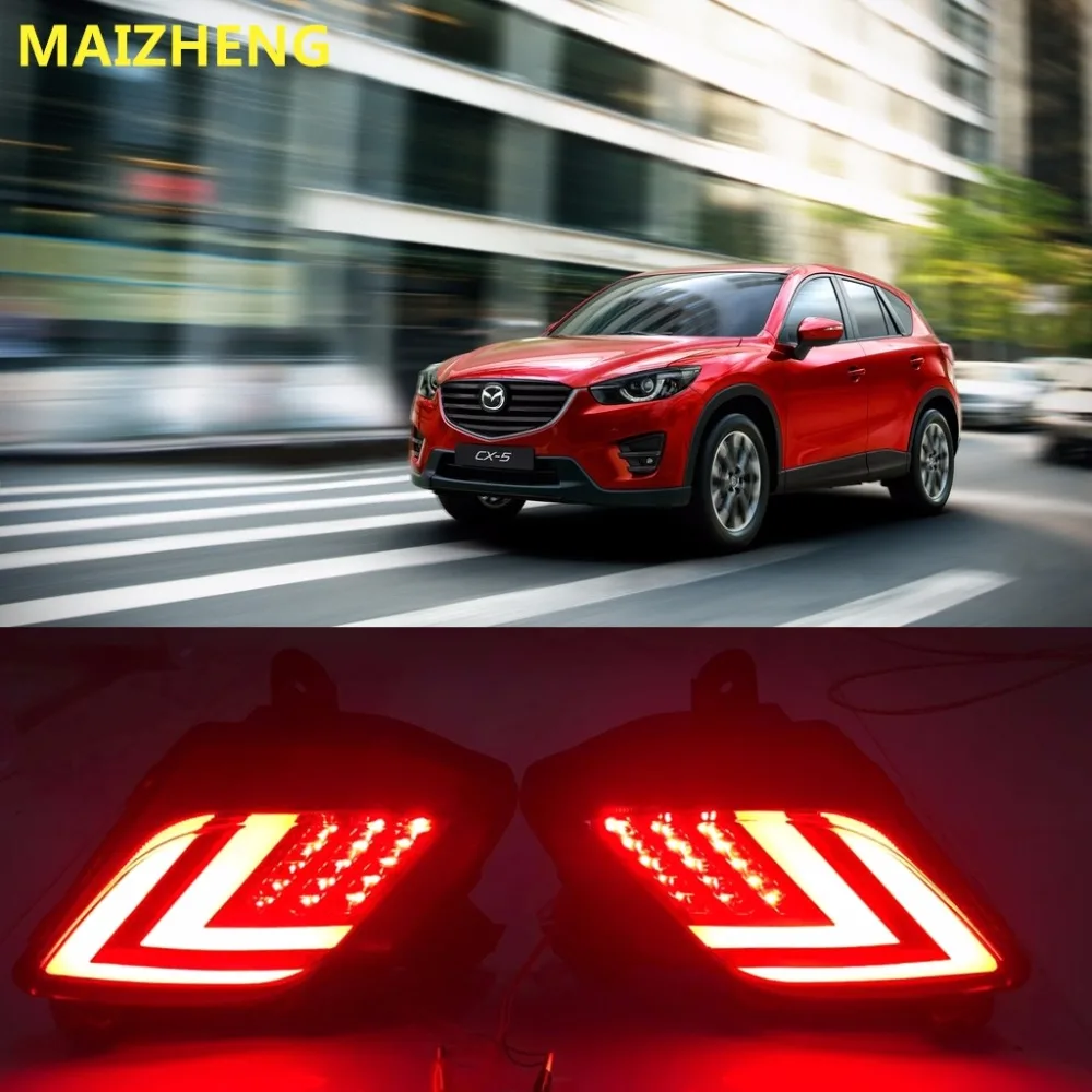 Для Mazda CX 5 CX5 2013 2014 2015 2016 светодиодный DRL сзади задний бампер тормозной светильник s