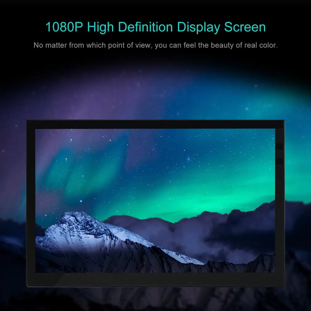 13 3 дюймов Портативный монитор HDMI 1366*768 HD IPS Дисплей компьютер светодиодный для