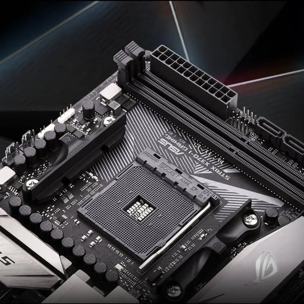 ROG strix X370-I игровая X370 материнская плата игровые плееры страна ITX маленький двойной M.2 материнская плата с RGB световым эффектом