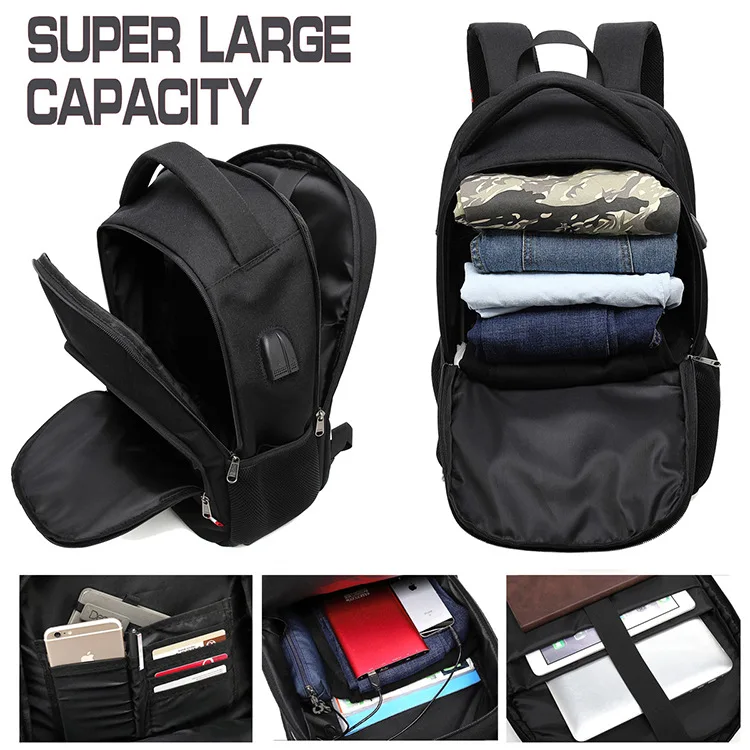 

Wholesale Mens Backpack Large Travelling Rucksack School Backpack Bag Custom Logo Casual Sports Backpacks