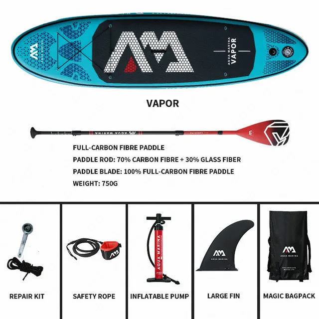 SET D AQUA VAPOR 300*76*12 см надувная доска для серфинга - Цвет: SET D