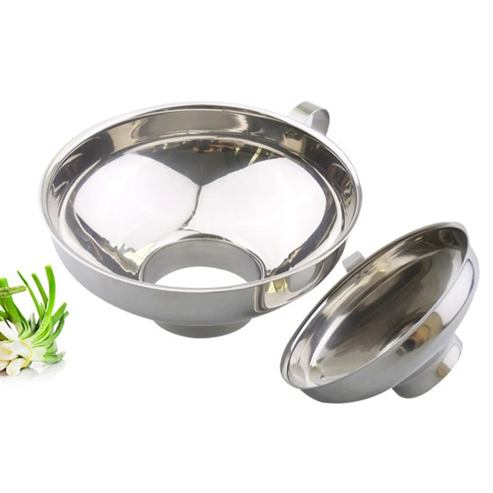 Консервная банка из нержавеющей стали с широким горлышком Воронка ручкой