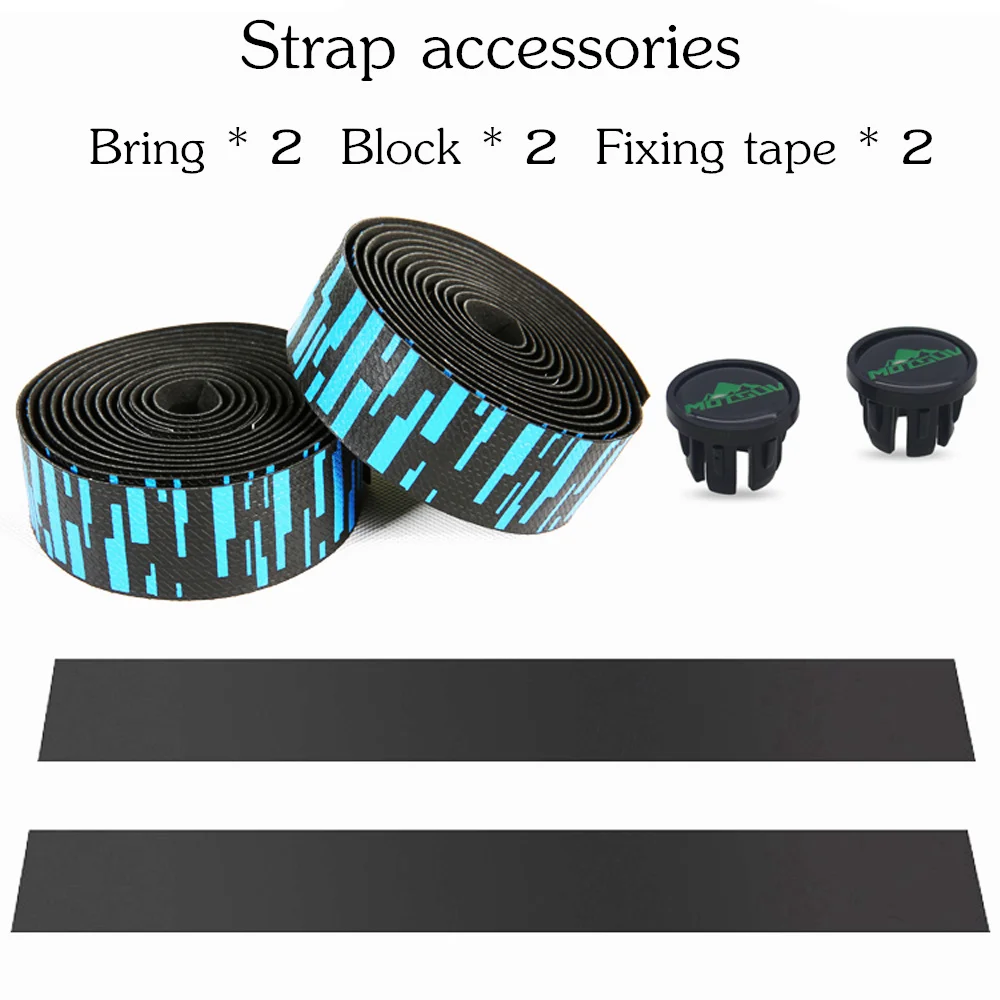 

SKOVAT Road Bike Bicycle Handlebar Tape Cork EVA PU Soft Handle Bar Tape Professional Cycling Damping Anti-Vibration Wrap