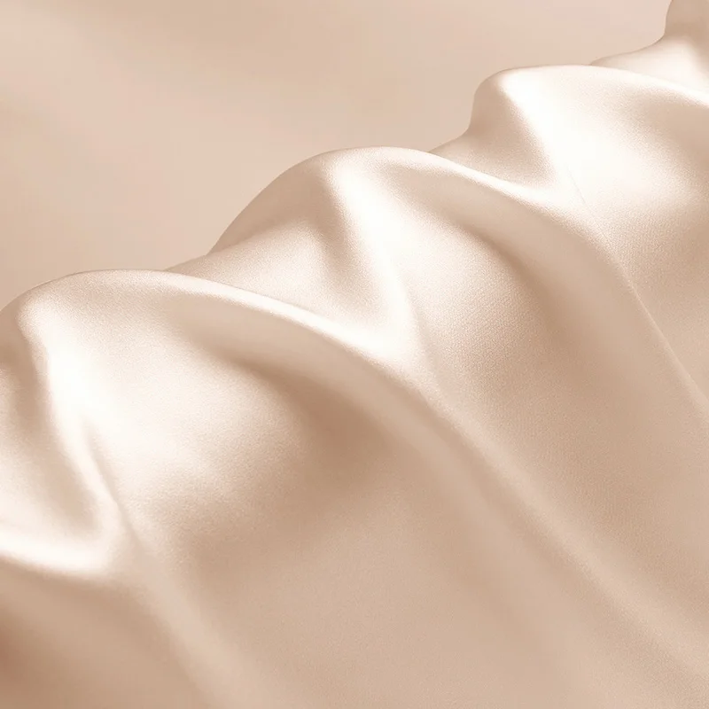 

Natural Mulberry Stretch Satin (90% Silk+10% Spandex)16 19m/m Thick 42.5"( 108cm) 55"(140cm) Width Lady Dress Shirt Silk Fabric