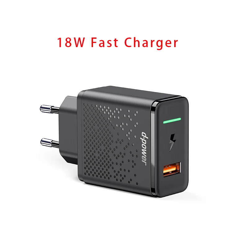 Ввласть QC 3,0 Быстрая Зарядка телефона EU 18 Вт Быстрая зарядка через USB адаптер Зарядное устройство для samsung galaxy Xiaomi Note Plus стены Зарядное устройство - Тип штекера: Black EU