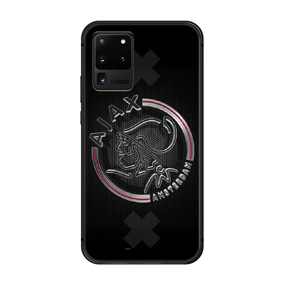 

Amsterdamsche Football Club Ajax Phone Case Cover Hull For Samsung Galaxy S 6 7 8 9 10 e 20 edge uitra Note 8 9 10 plus black