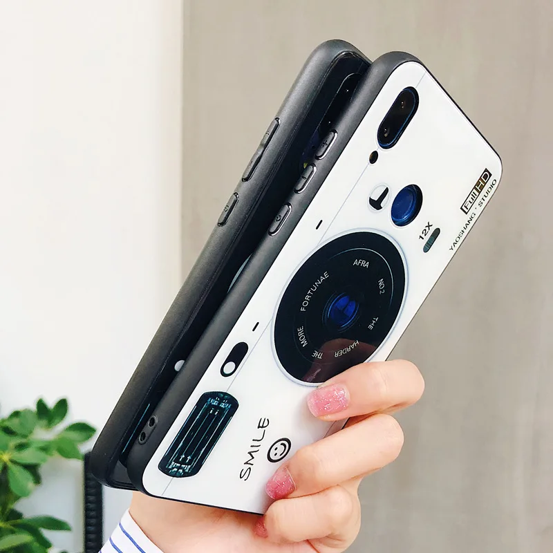 YSW для Huawei P20 Lite Модный чехол камеры Nova 3E P10 plus Pro жесткие чехлы TPU Edge kickstand Sport Funda