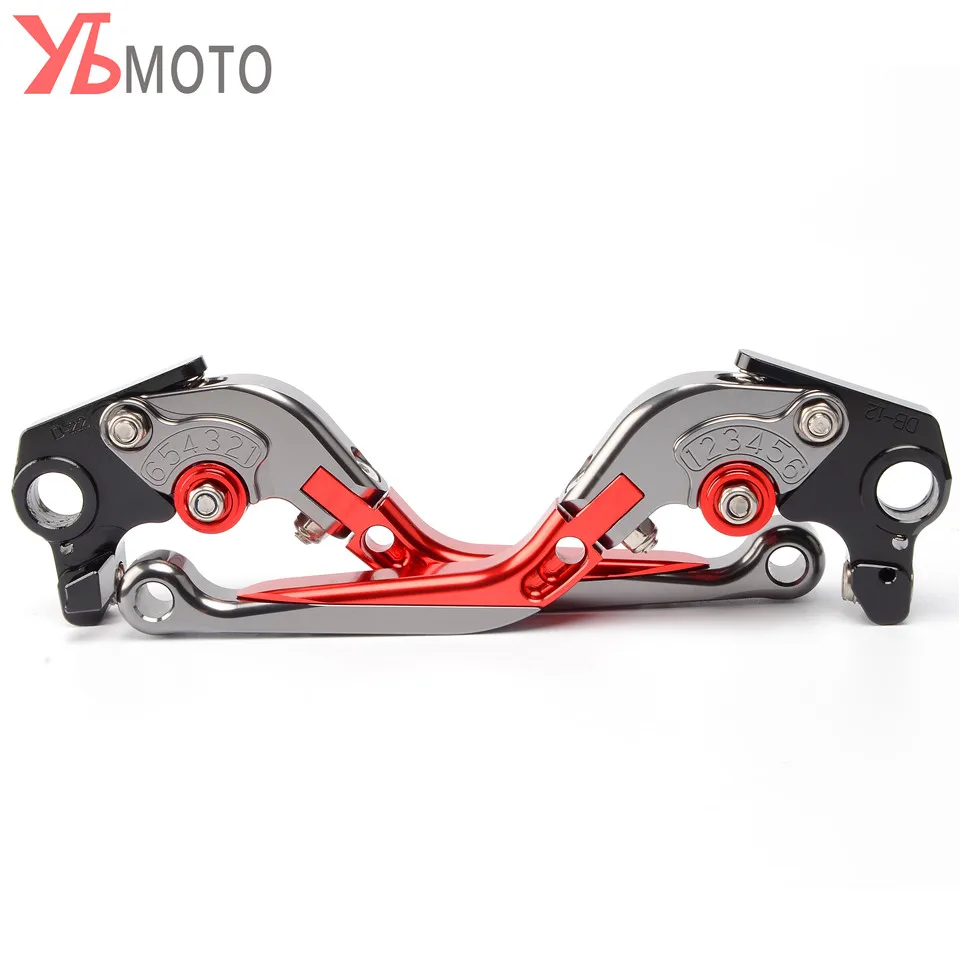 Складные Выдвижные рычаги тормоза сцепления с логотипом для мотоцикла DUCATI MONSTER 696