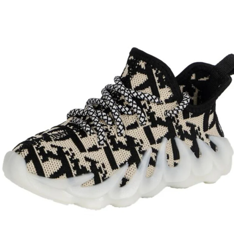 

KIDS Fashion Sneakers 1-12 Years Children Running Shoes for Girls Boys Outdoor Breathable Casual Shoes Sneakers 21-37